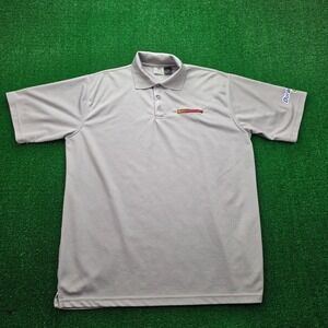 Autozone Employee Polo Shirt Mens XL Gray Short Sleeve Uniform Work Wear